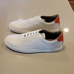 Hermès Mens sneakers "Homme Quicker" in white size 42.5 (U.S. 9).